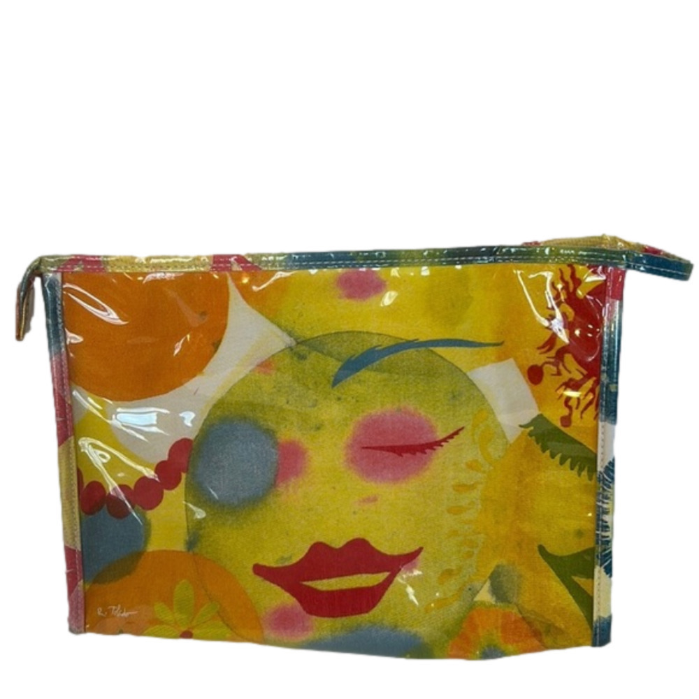 𝅺R. Toledo Nordstrom Zippered Makeup Bag Very Vibrant